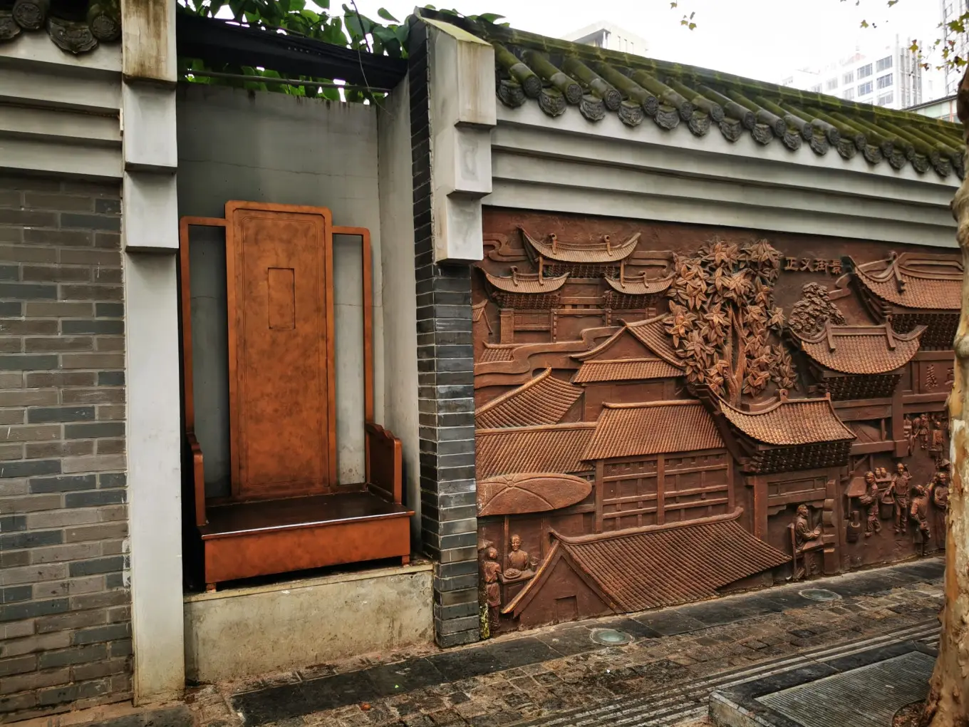 市中心闲逛